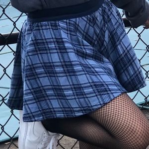 Skirt that is navy blue flannel (XS)